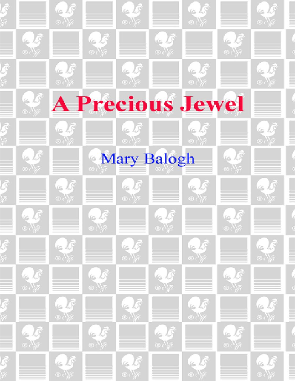 Cover of A Precious Jewel