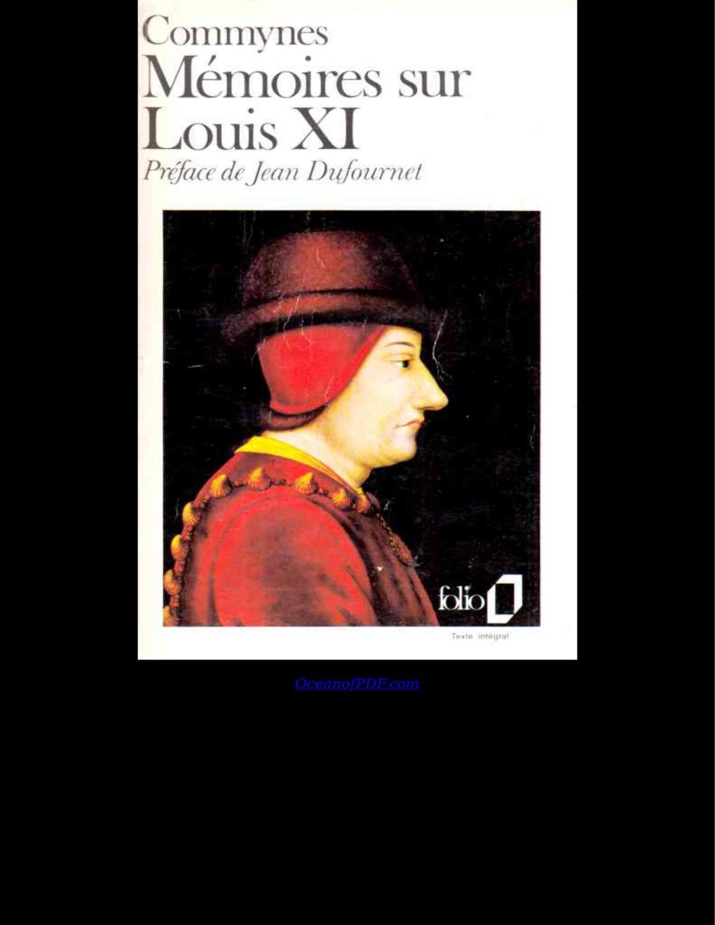 Cover of Mémoires sur Louis XI