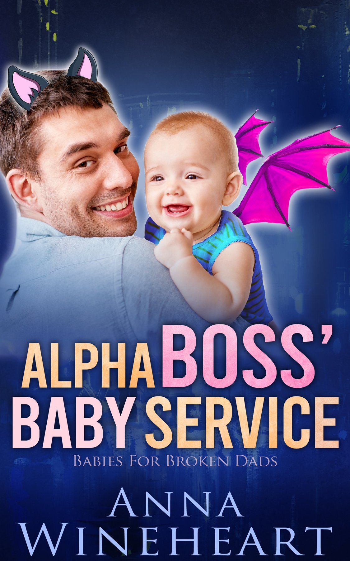 Cover of Alpha Boss' Baby Service: an MPreg romance (Babies For Broken Dads Book 5)