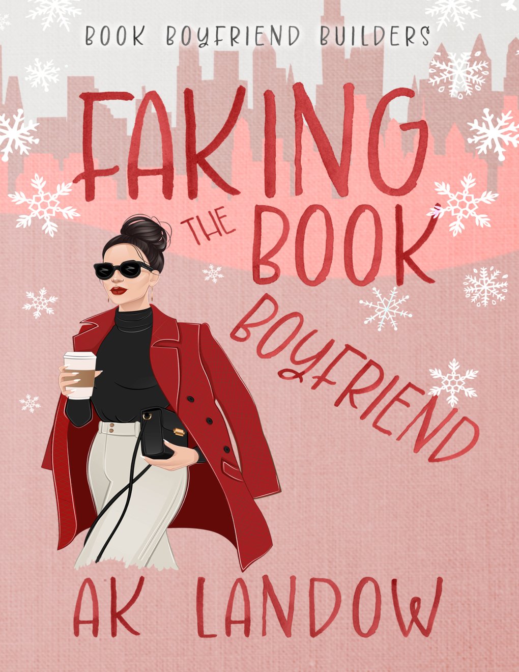Cover of Faking the Book Boyfriend: A Baseball Holiday Romantic Comedy