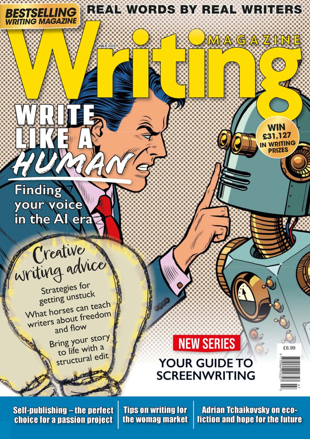 Cover of Writing Magazine July 2026