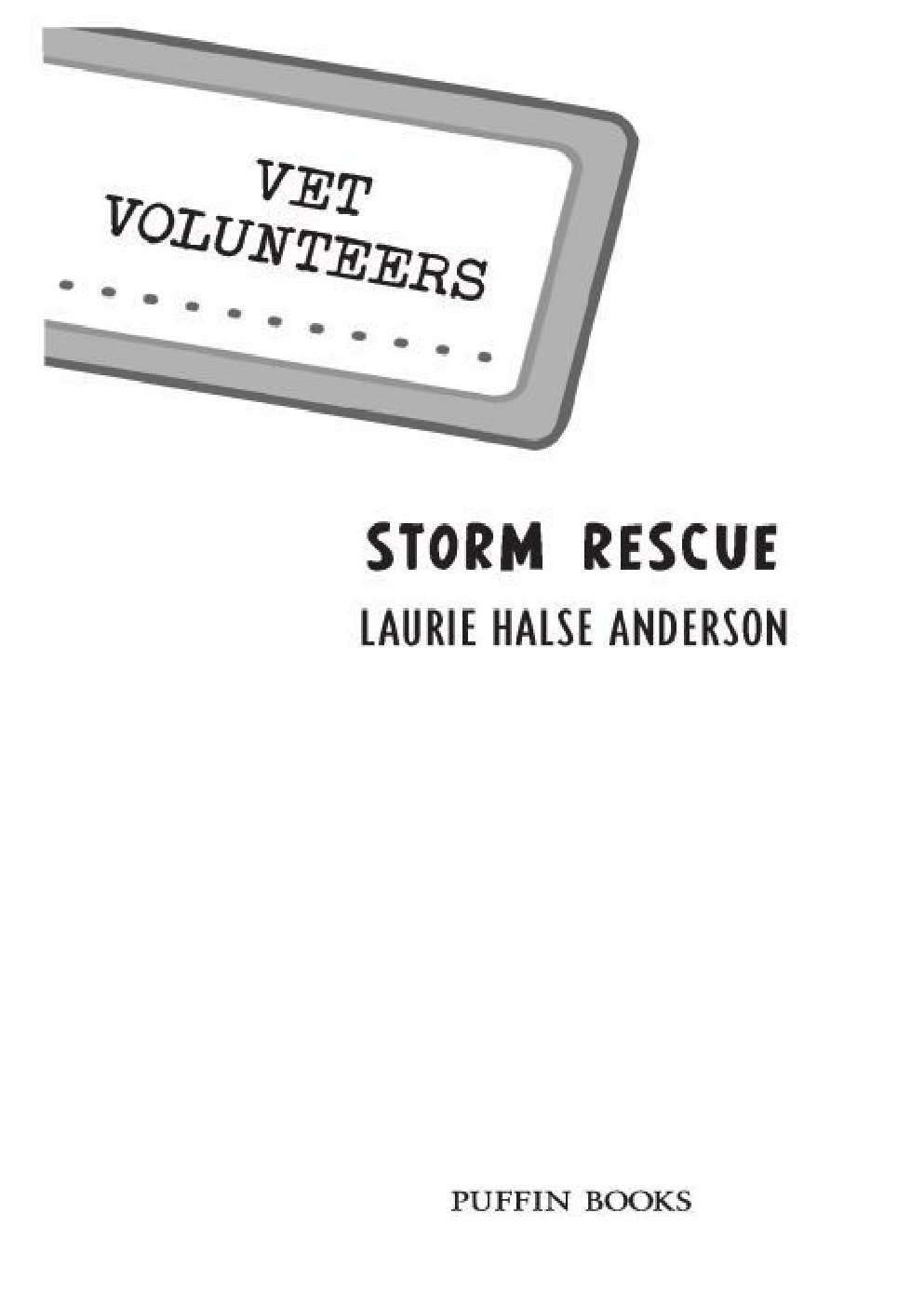 Cover of Storm Rescue