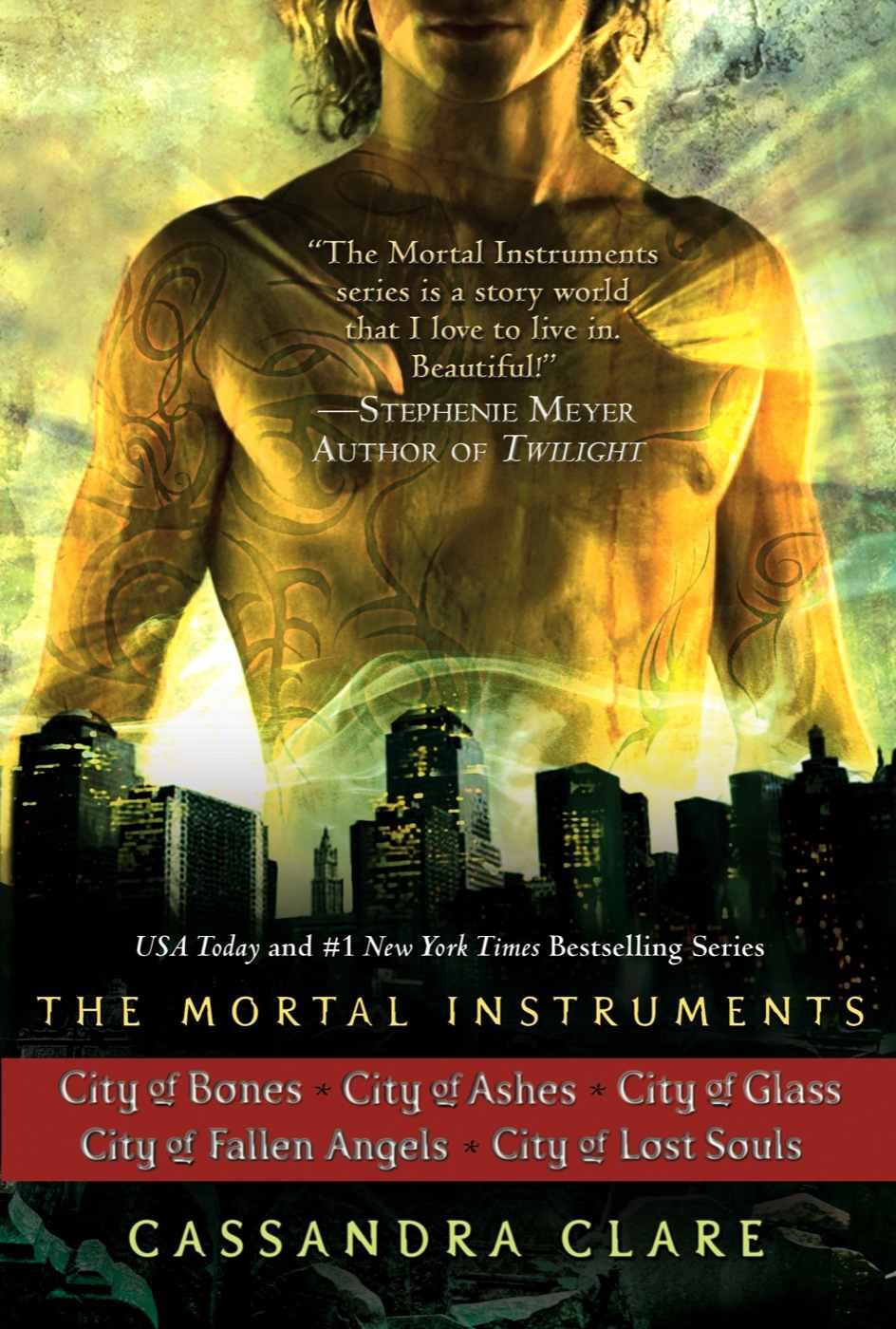 Cover of Cassandra Clare- The Mortal Instruments Series (2007)