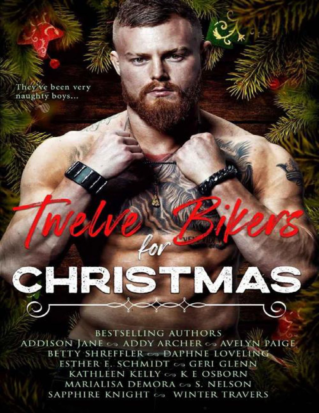 Cover of Twelve Bikers for Christmas