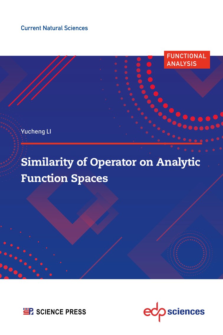 Cover of Similarity of Operator on Analytic Function Spaces (1957)