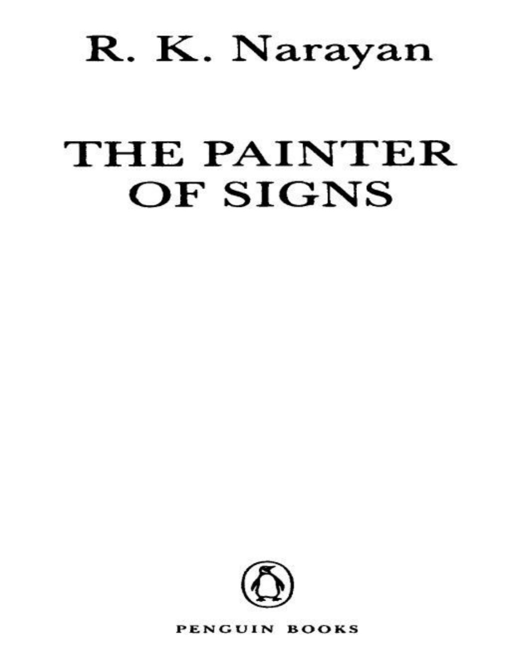 Cover of The Painter of Signs