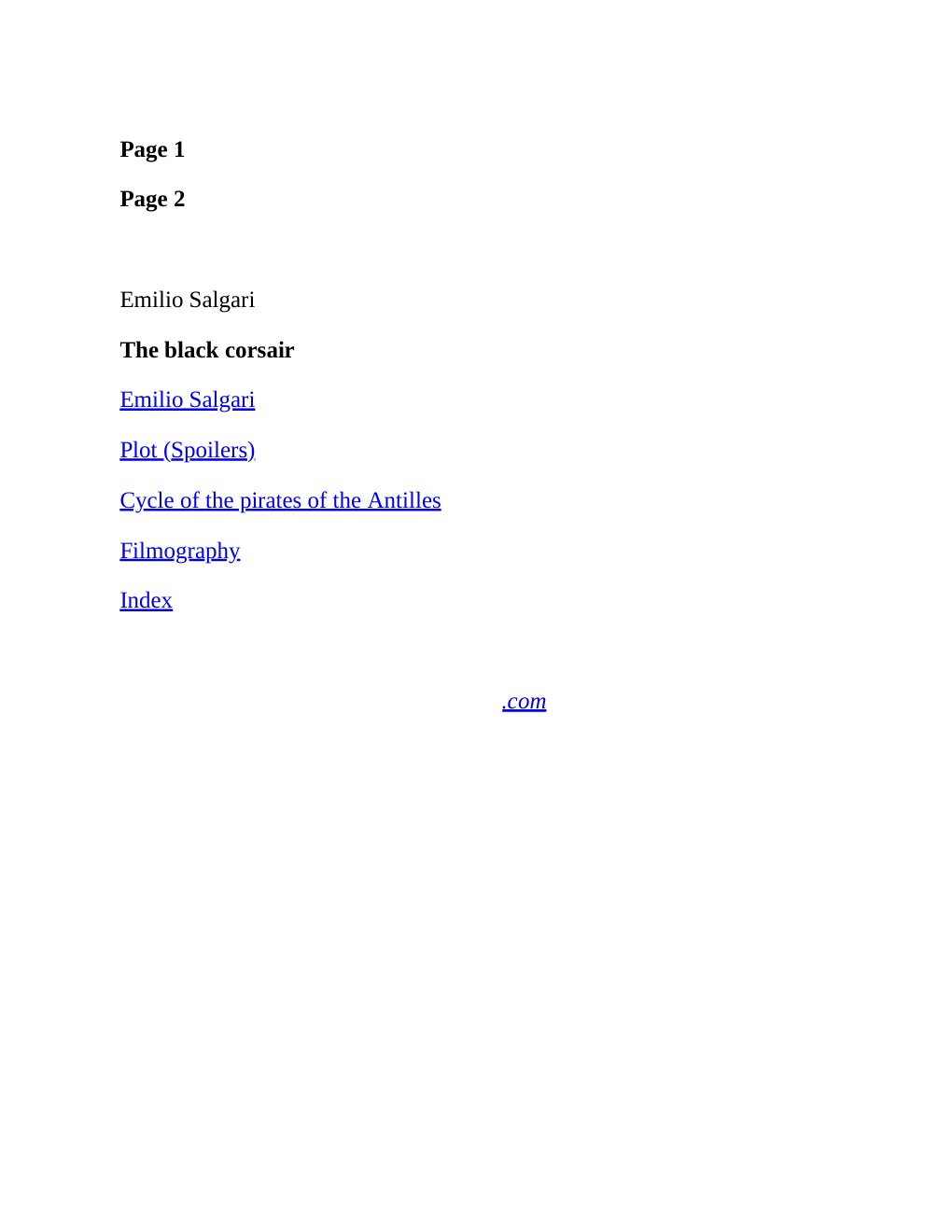Cover of The Black Corsair