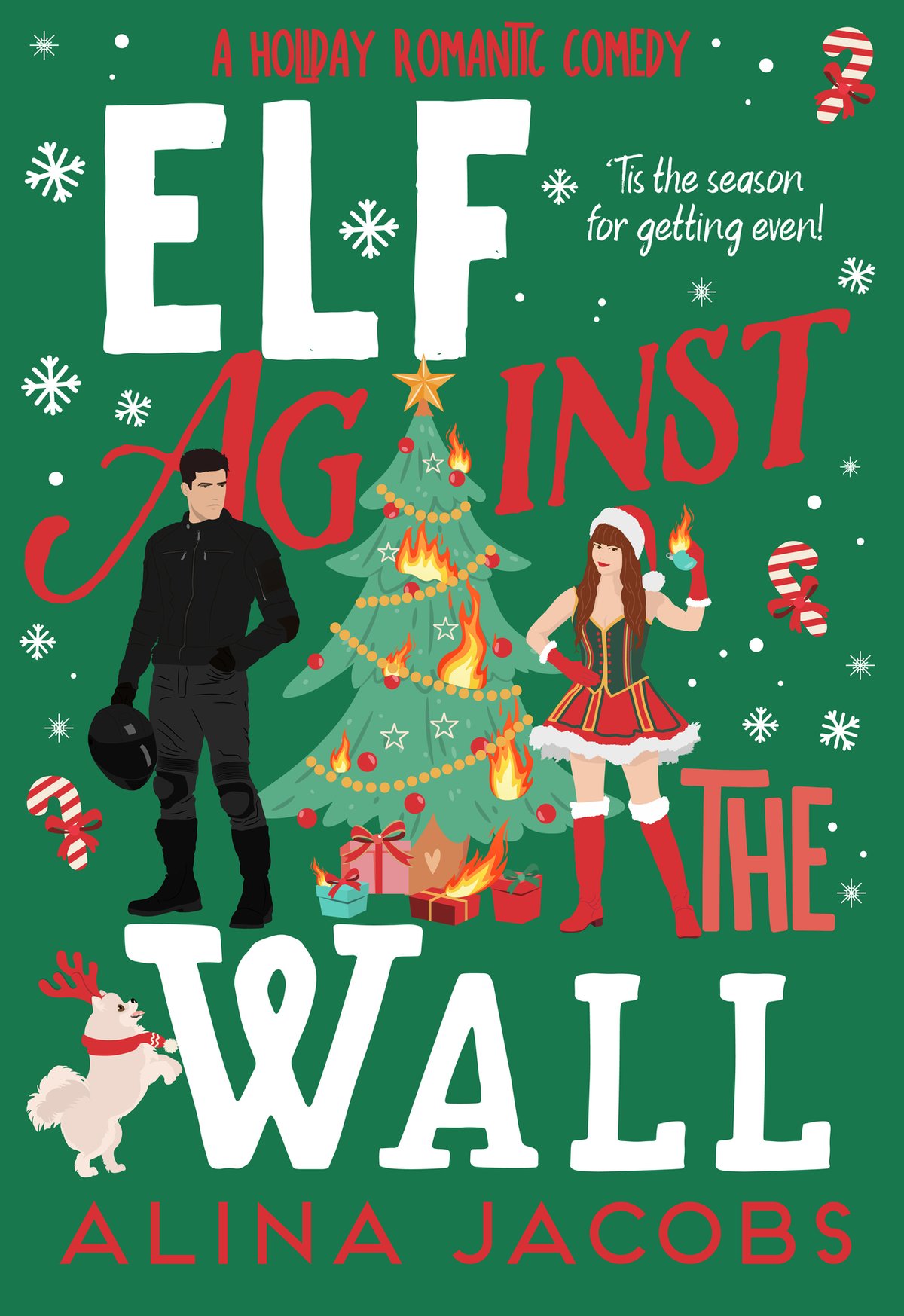 Cover of Elf Against the Wall- A Holiday Romantic Comedy (2024)