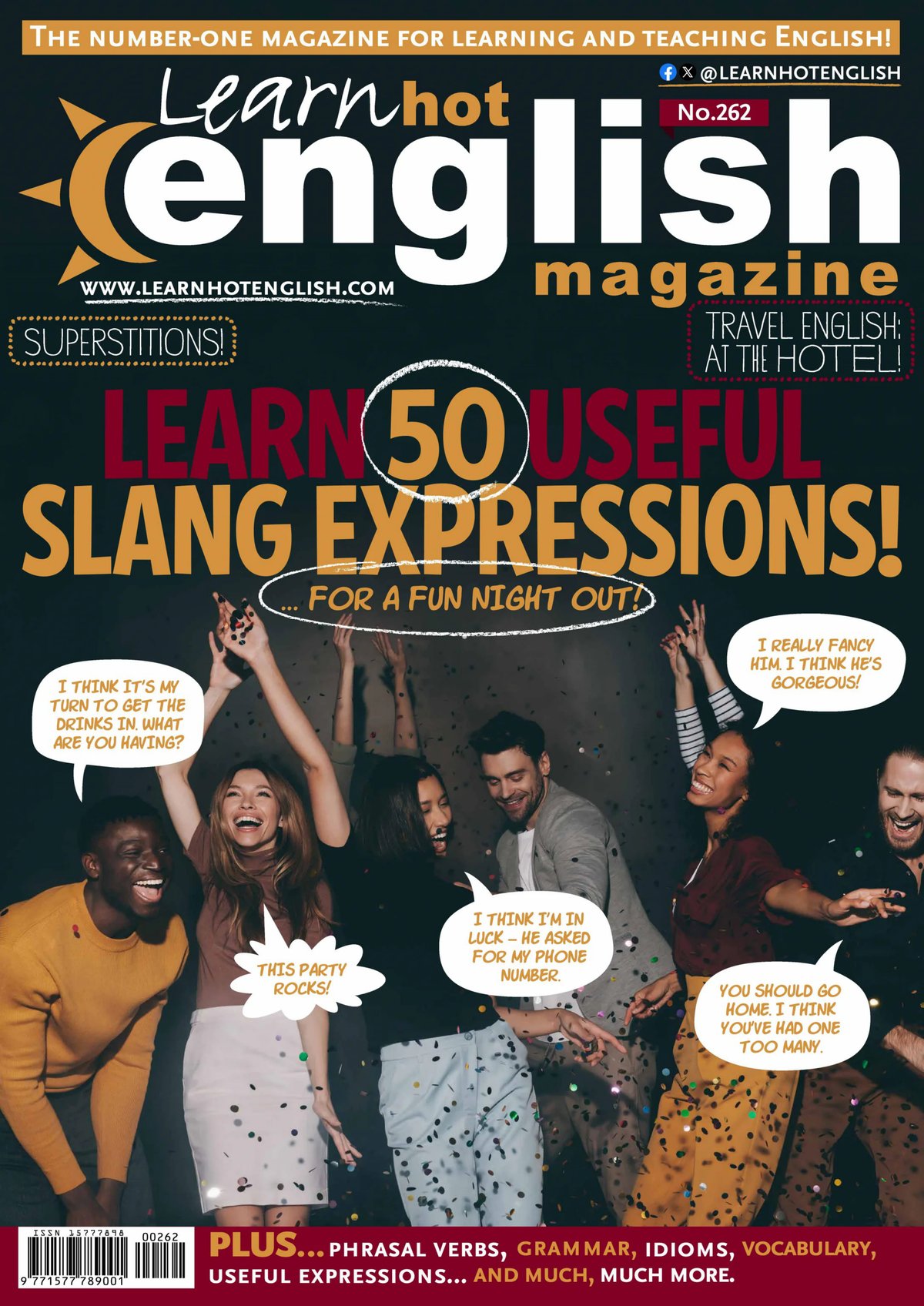 Cover of Learn Hot English 262 2024