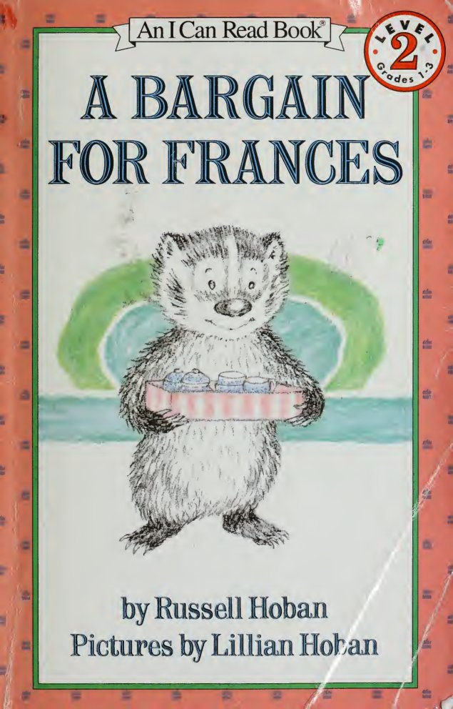 Cover of A bargain for Frances