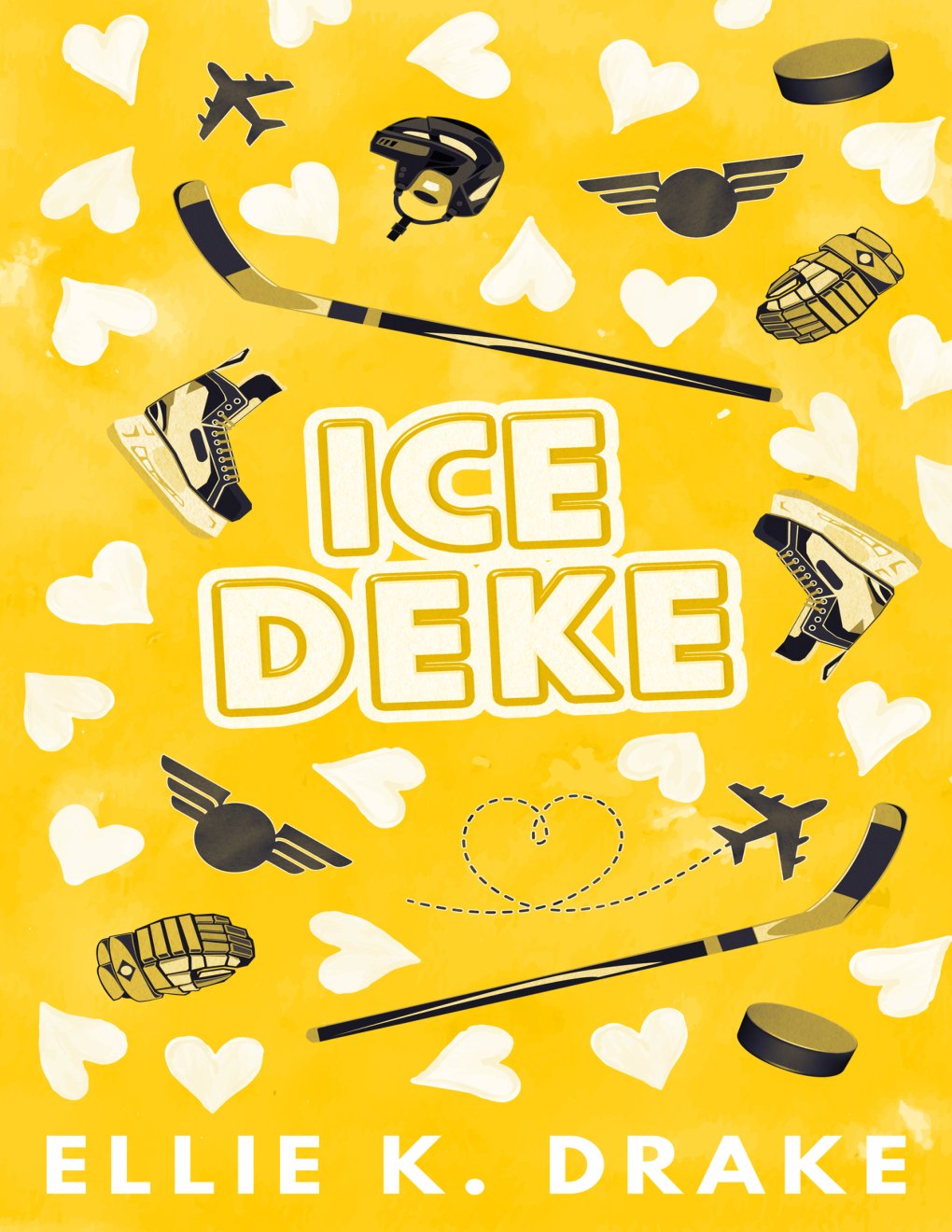 Cover of Ice Deke: A Fake Dating, Age Gap, Hockey Romance