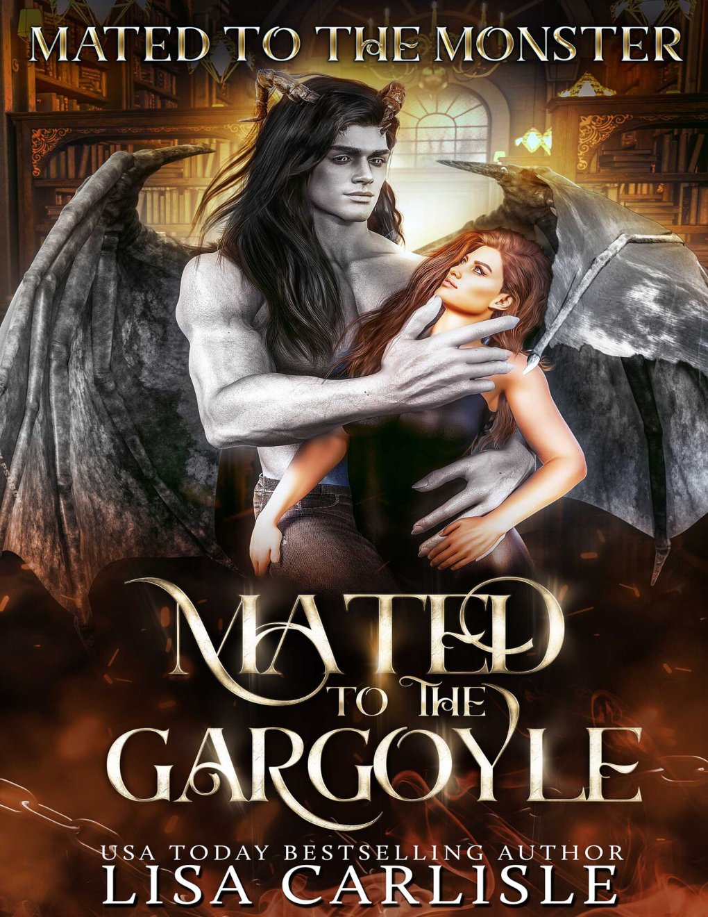 Cover of Mated to the Gargoyle: Mated to the Monster