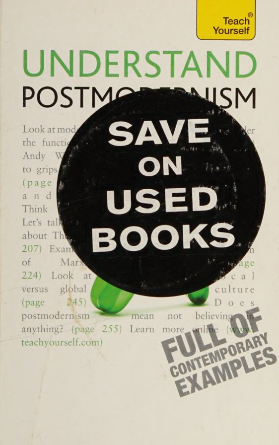 Cover of Understand postmodernism