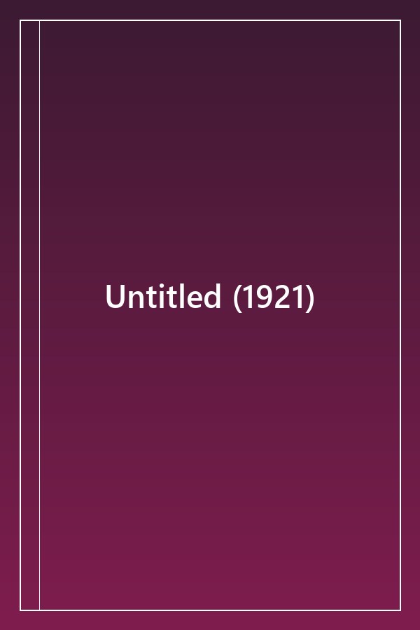 Cover of Untitled 1921