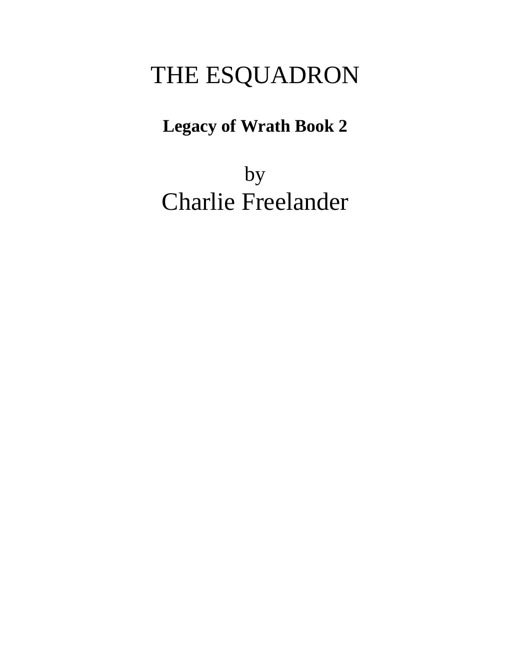 Cover of The Esquadron
