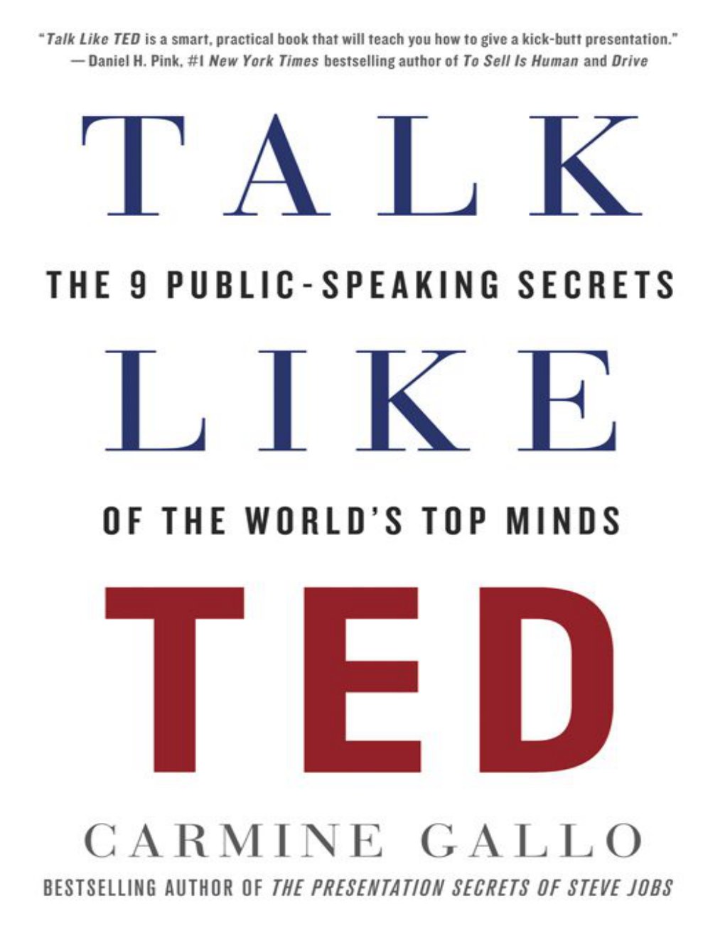 Cover of Talk Like Ted