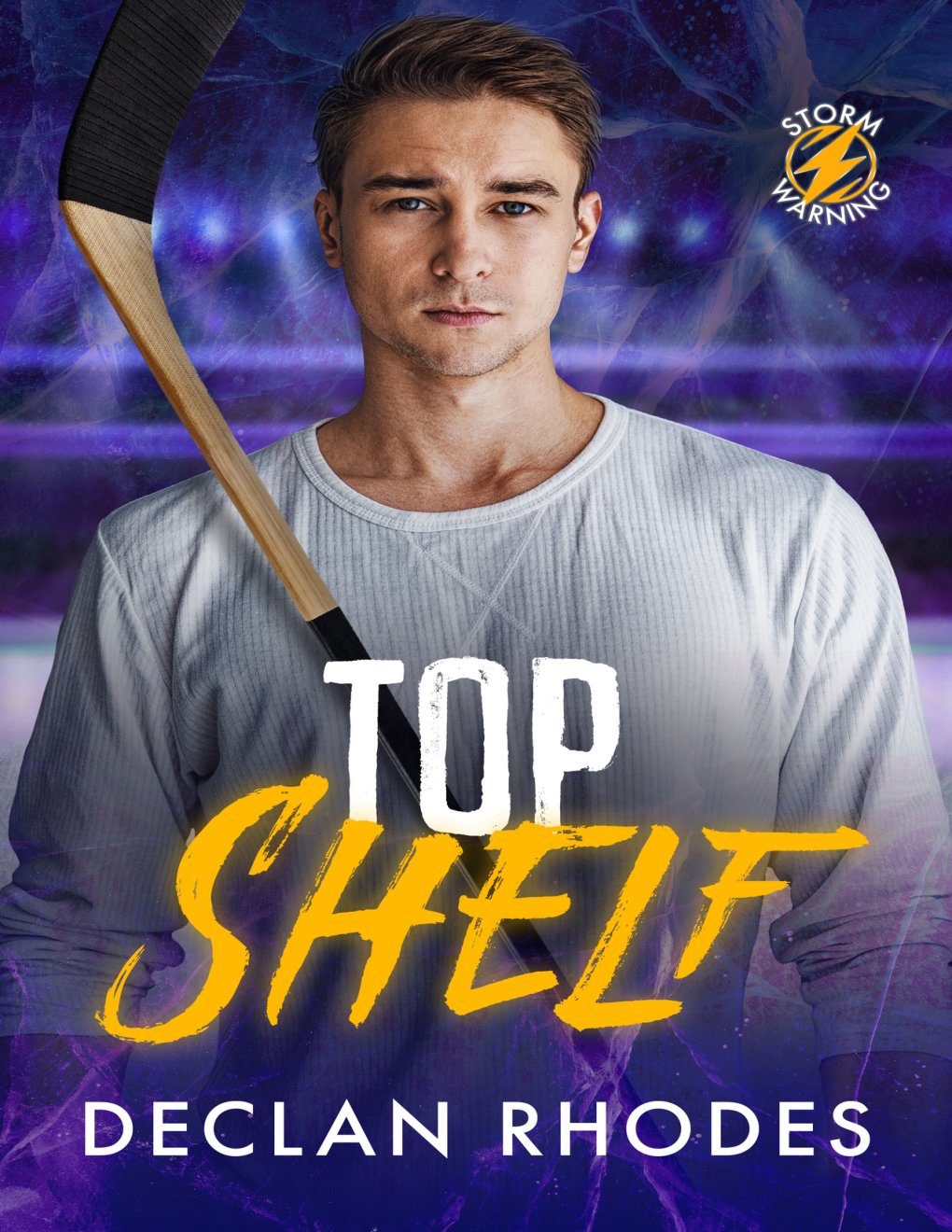 Cover of Top Shelf: A MM Hockey Romance (Storm Warning Book 3)