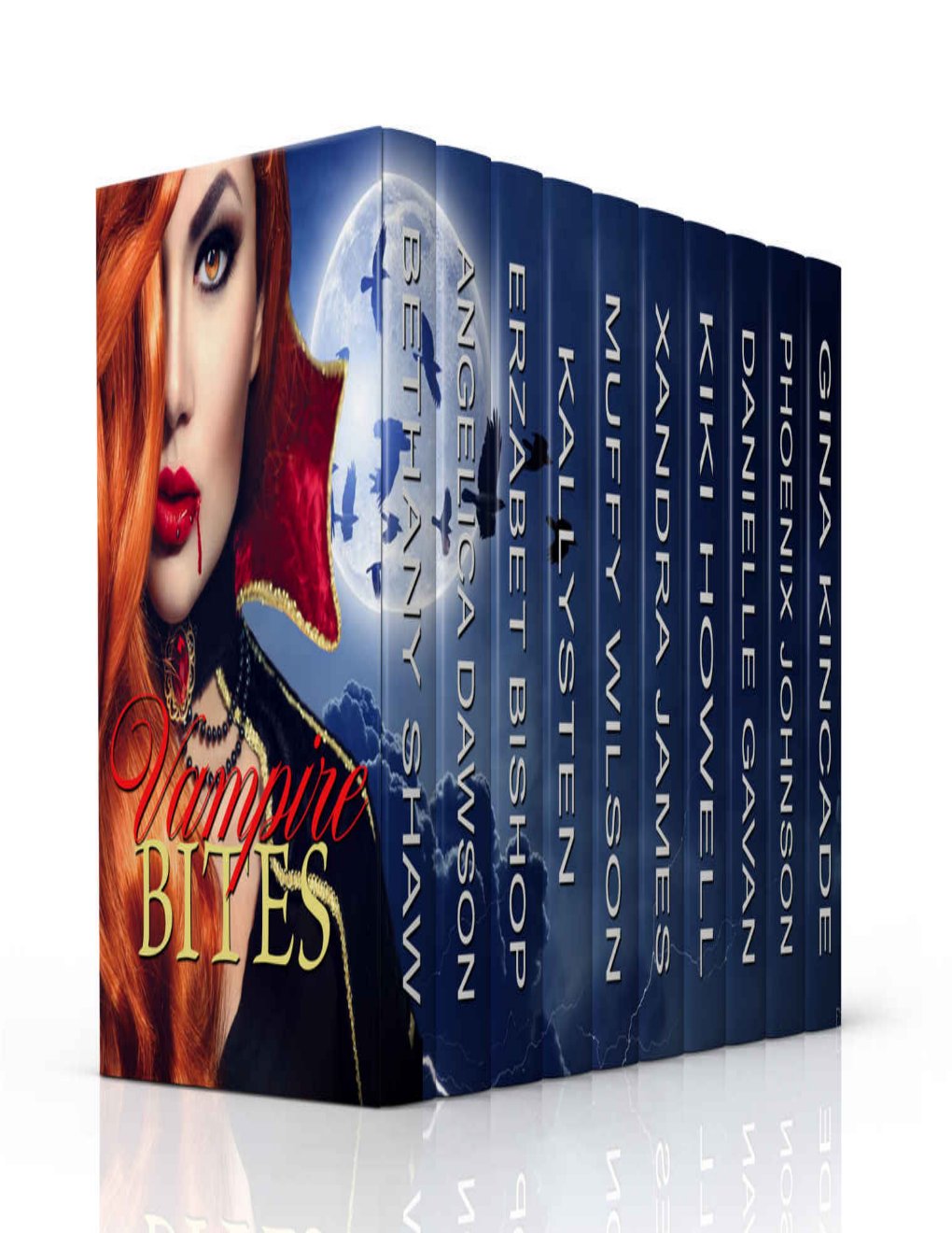 Cover of Vampire Bites: Vampire Paranormal Romance Boxed Set (Vampire Bites Anthology Series Book 1)