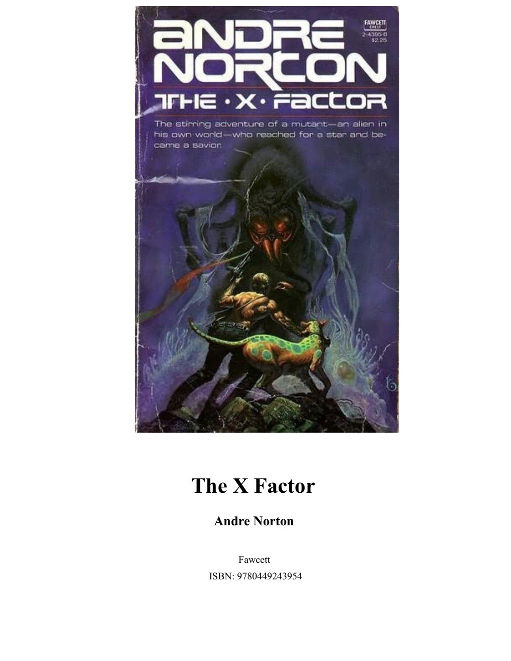 Cover of The X Factor