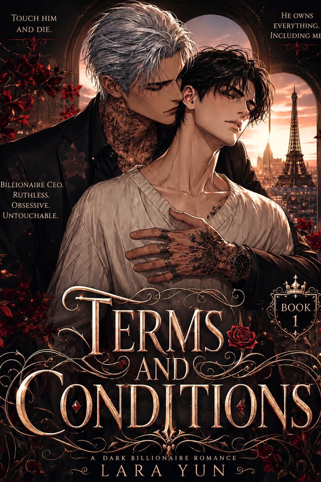 Cover of Terms and Conditions : A forced proximity Billionaire MM Romance