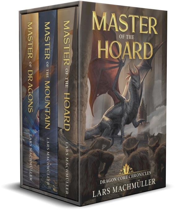 Cover of Dragon Core Chronicles Omnibus- Books 1-3 in a Reincarnation LitRPG Adventure (2022)