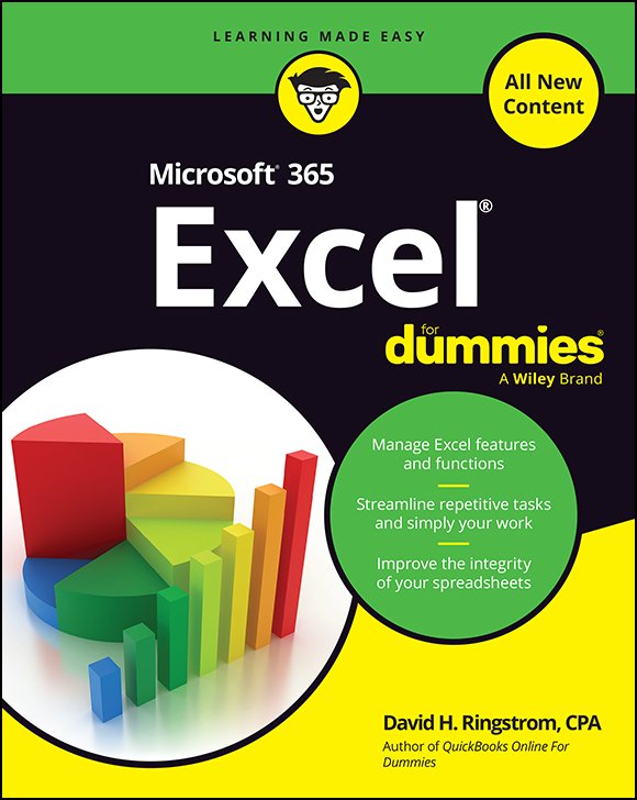Cover of Microsoft 365 Excel For Dummies