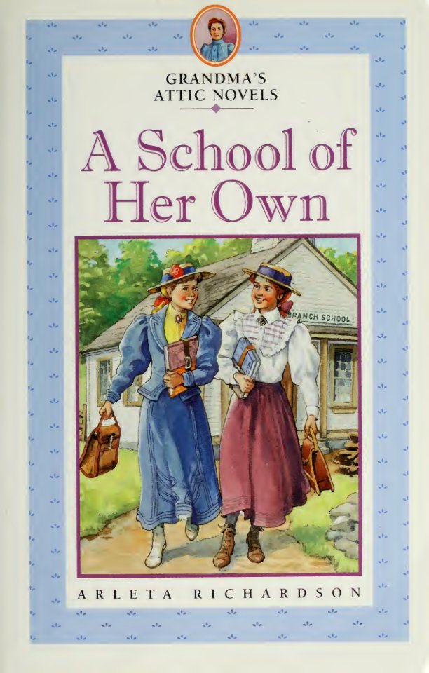Cover of A school of her own