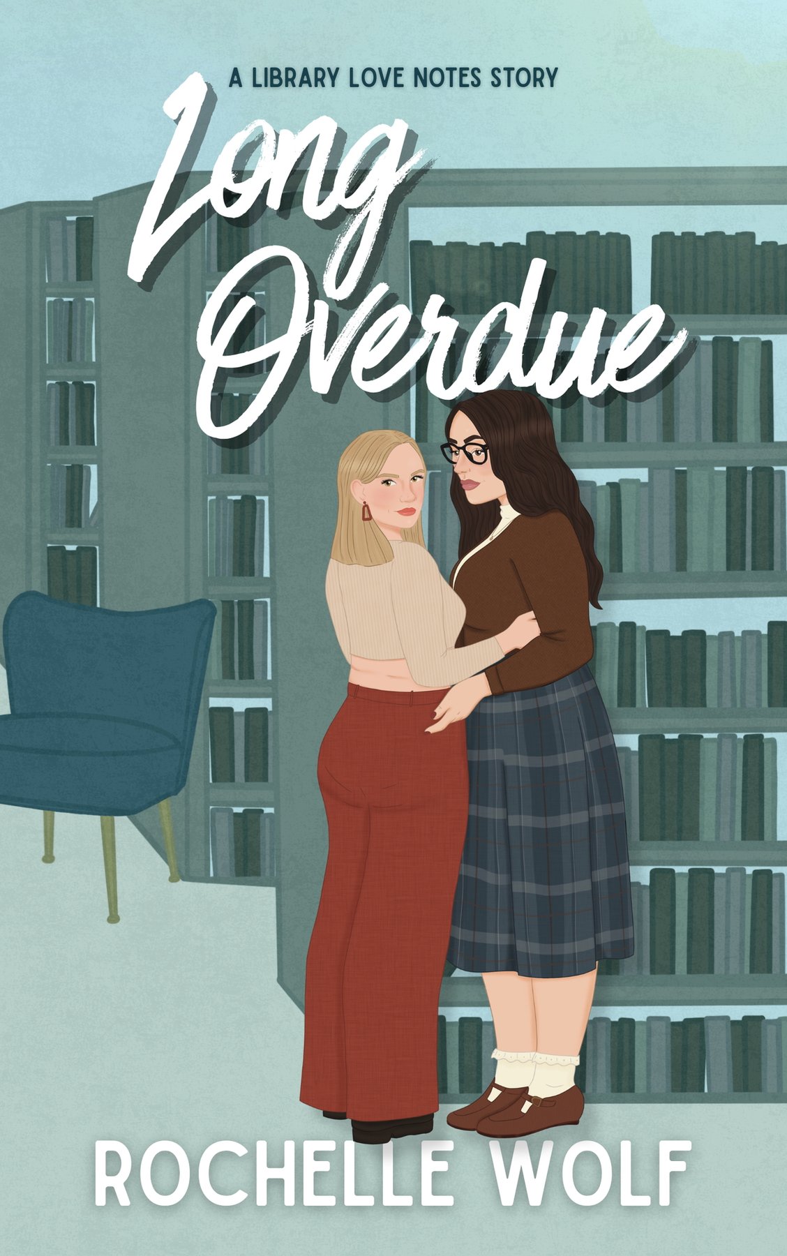 Cover of Long Overdue: a sapphic small town romance
