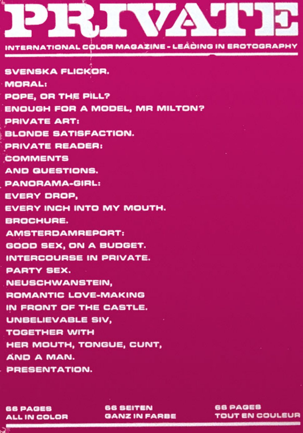 Cover of 016 - Private Magazine