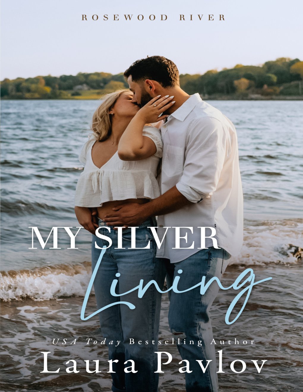 Cover of My Silver Lining: A Small Town, Fake Dating Romance