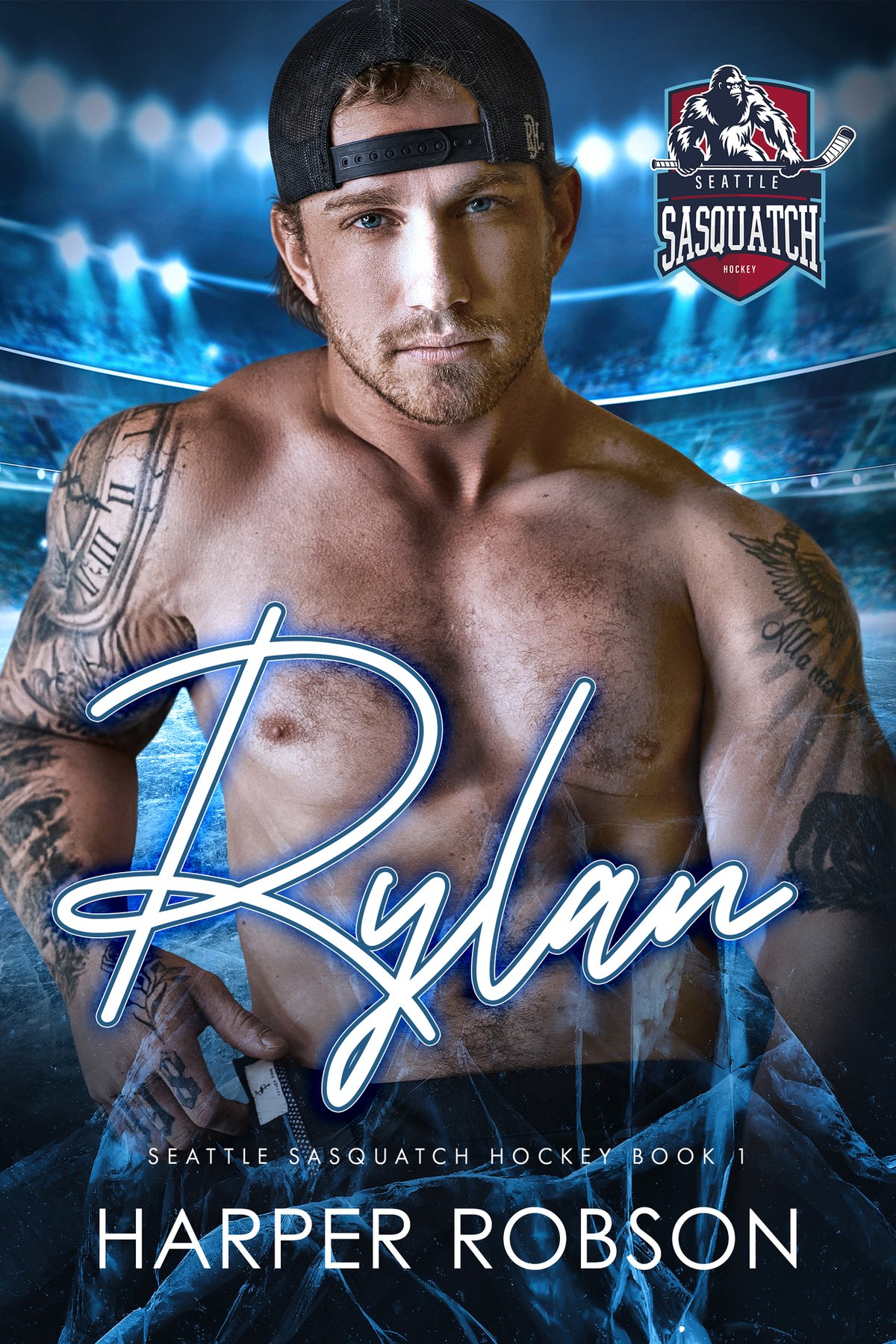 Cover of Rylan- Seattle Sasquatch Book One- An M-M Hockey Romance (2024)