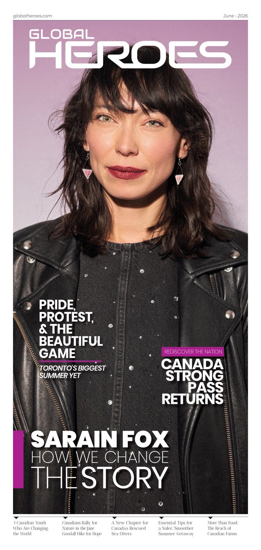 Cover of Global Heroes Magazine June 2026