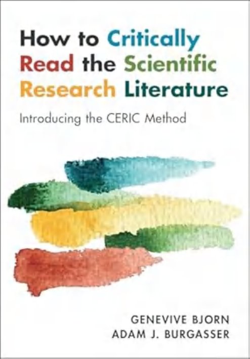 Cover of How to Critically Read the Scientific Research Literature (2010)