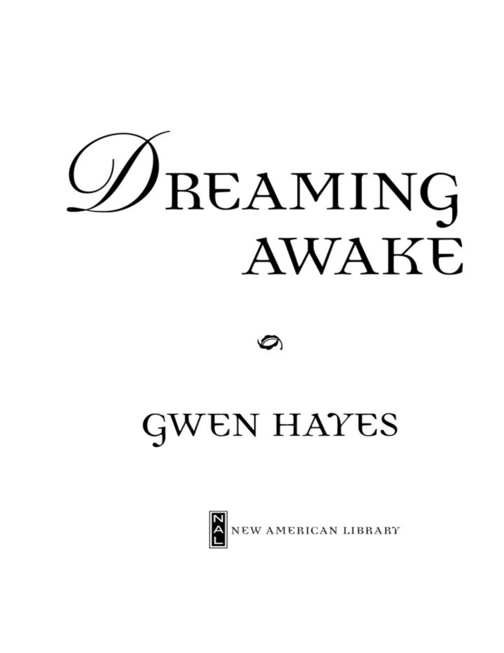 Cover of Dreaming Awake