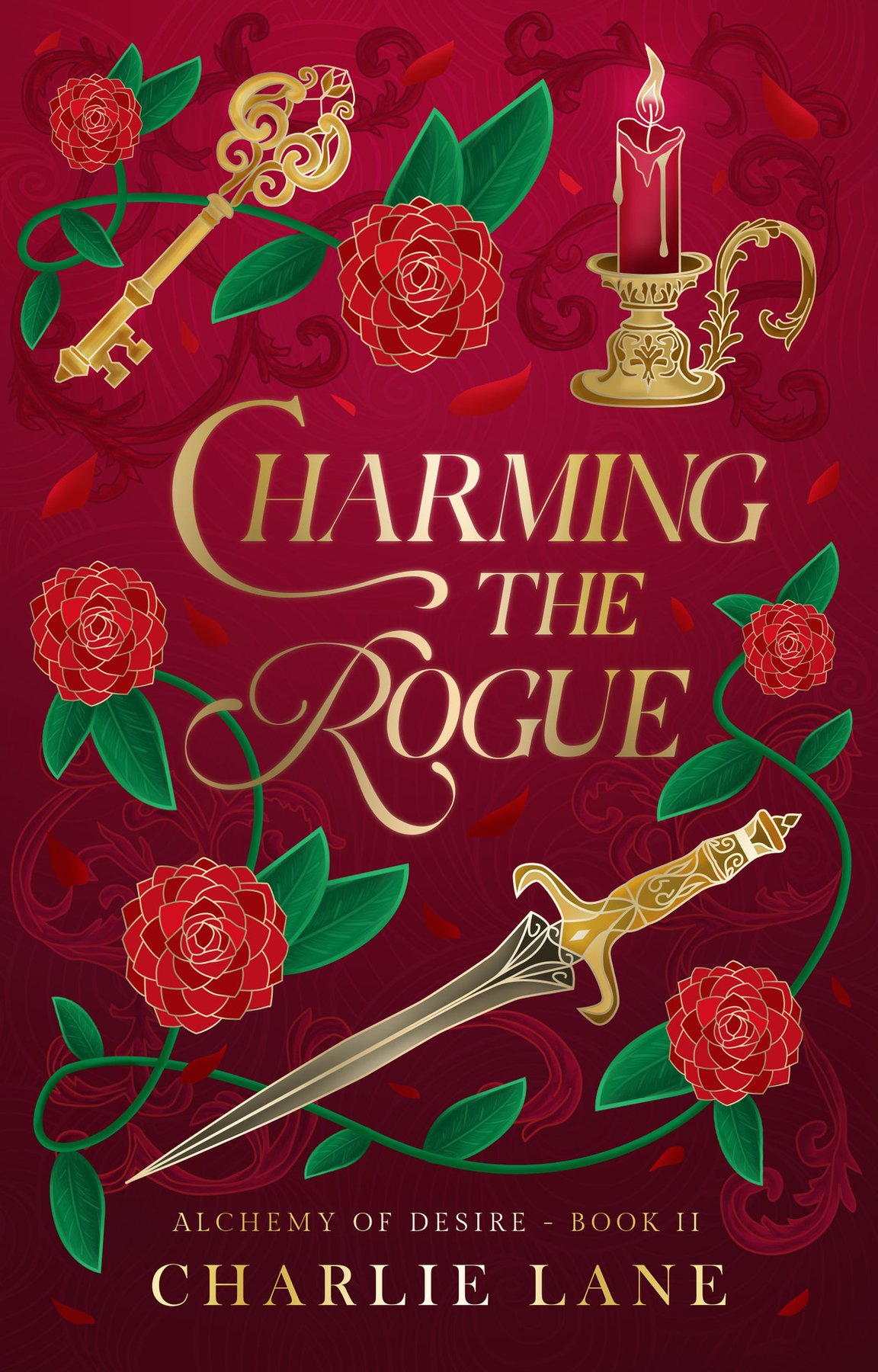 Cover of Charming the Rogue: Spicy Historical Romantasy