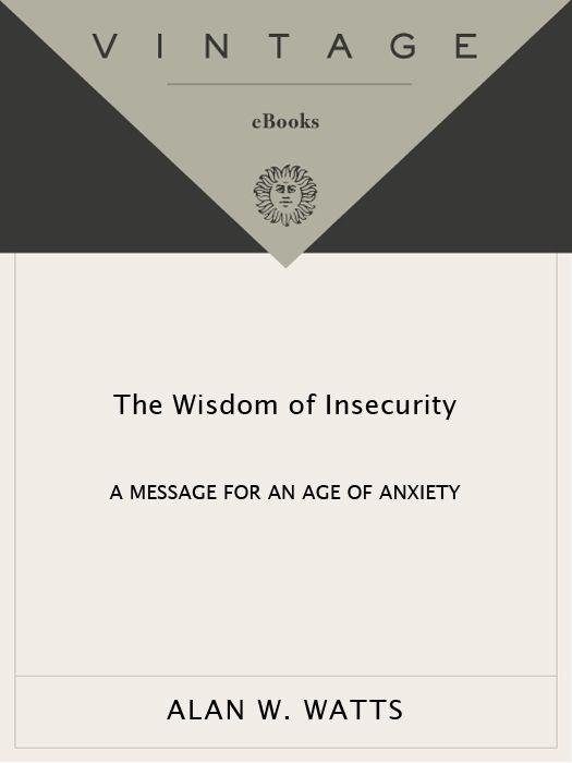 Cover of Wisdom of Insecurity