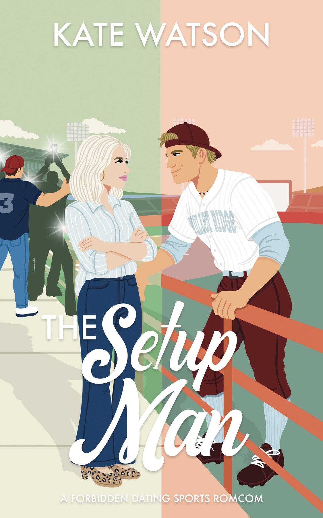 Cover of The Setup Man: A Forbidden Dating Sports Romcom (Catching Feelings Book 3)