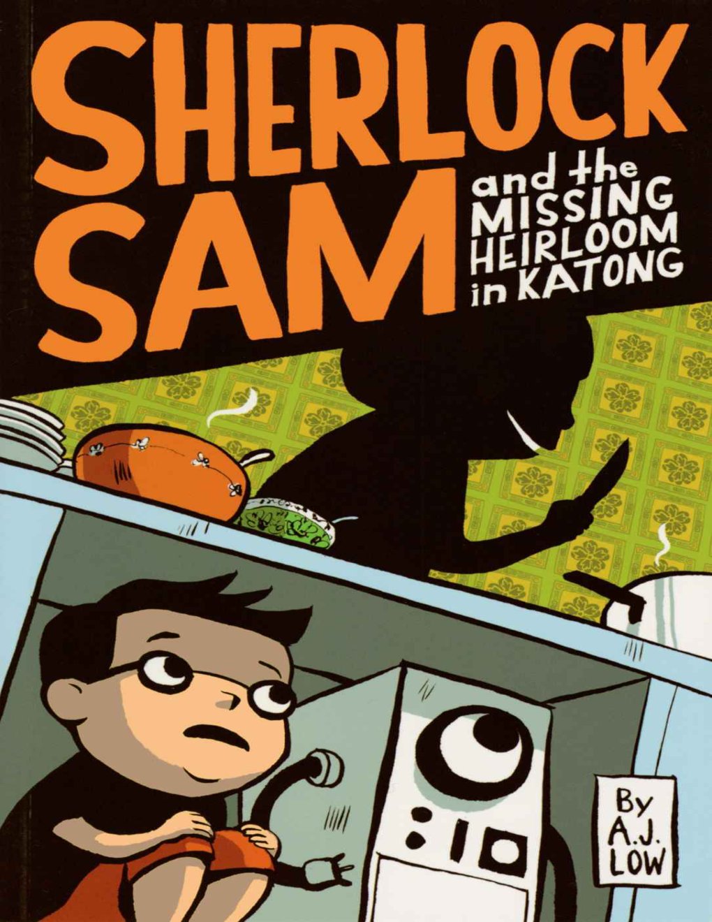 Cover of Sherlock Sam and the Missing Heirloom in Katong