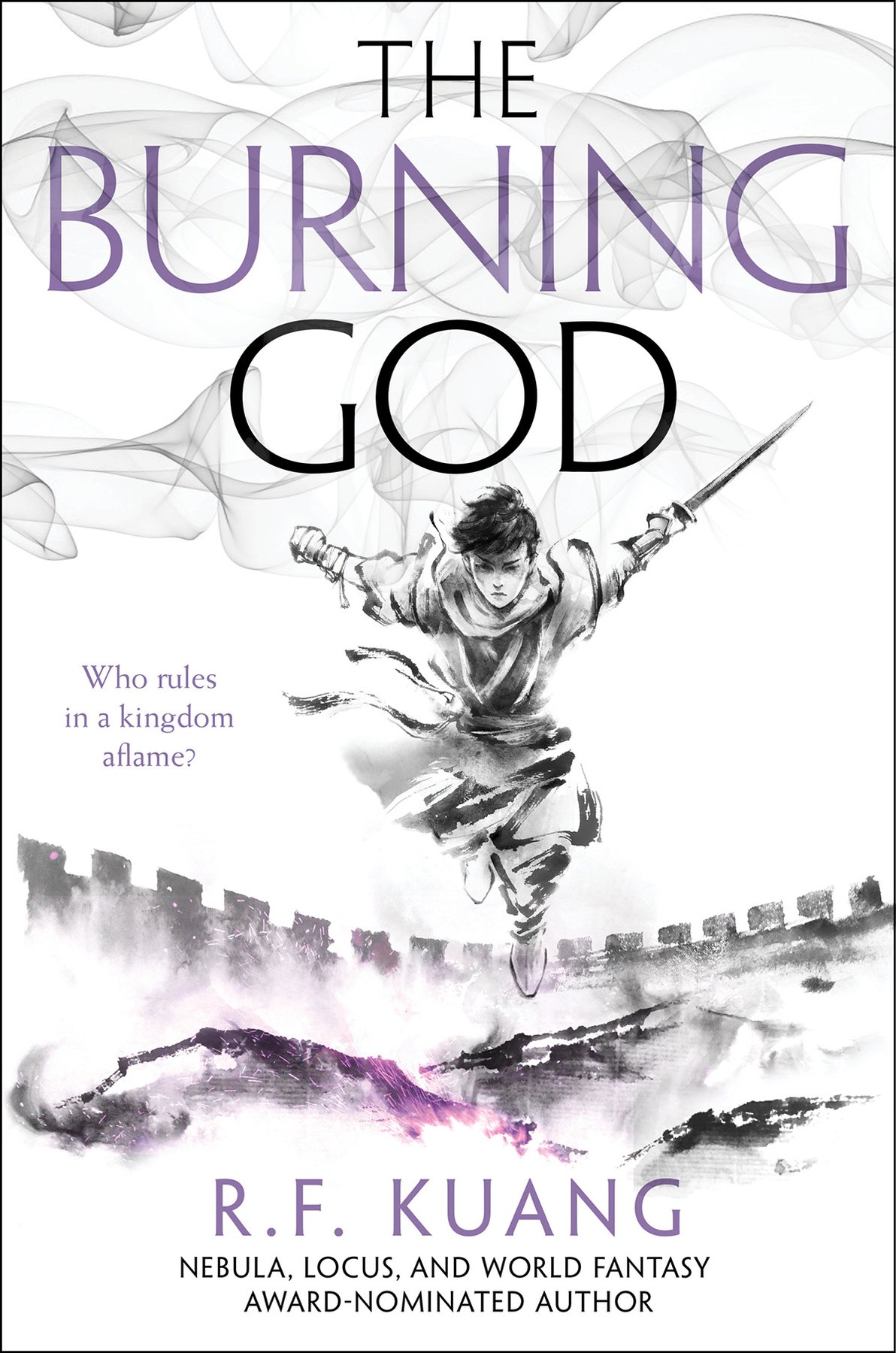 Cover of The Burning God (2020)
