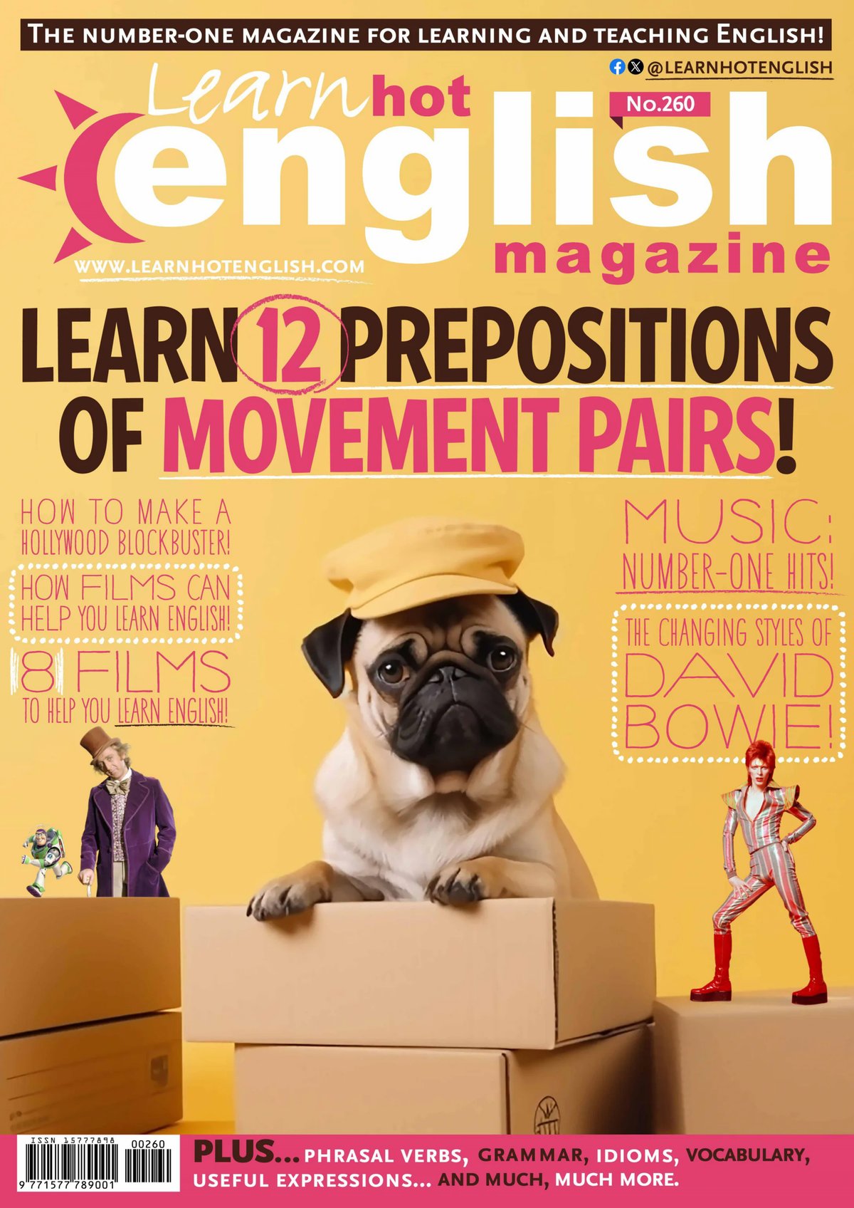 Cover of Learn Hot English 260 2024