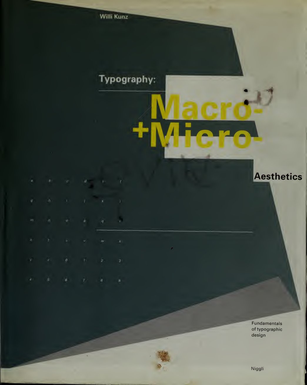 Cover of Typography : macro- and microaesthetics