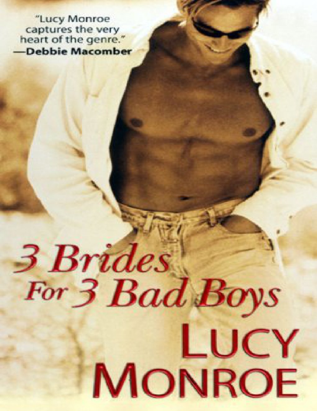 Cover of 3 Brides for 3 Bad Boys