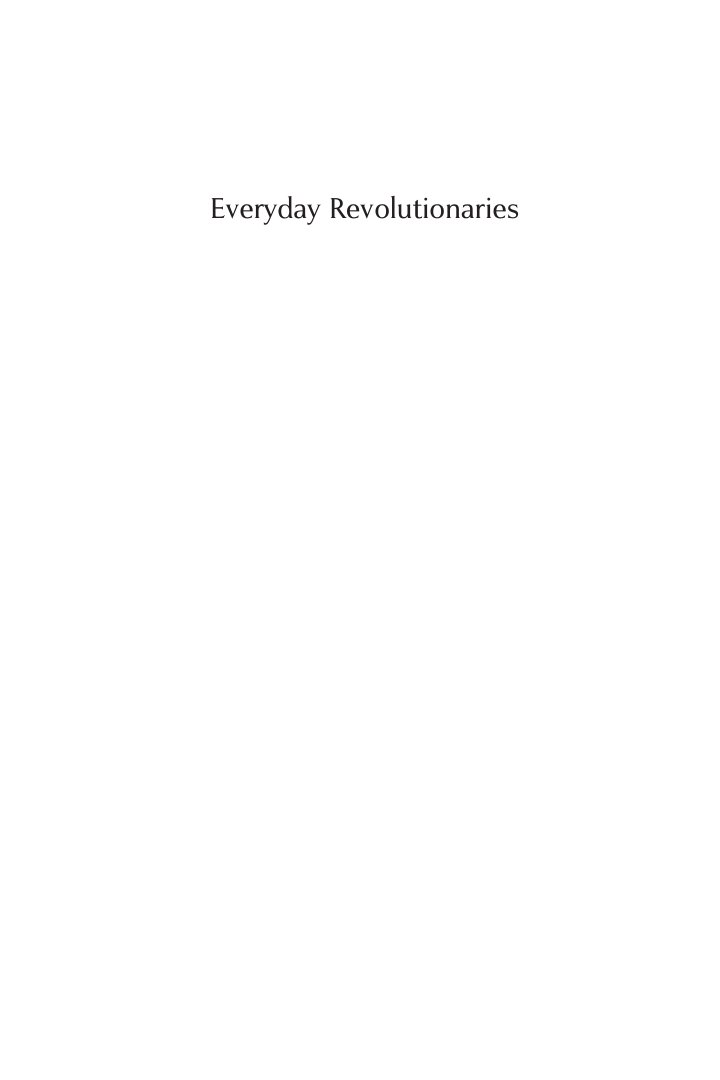 Cover of Everyday Revolutionaries