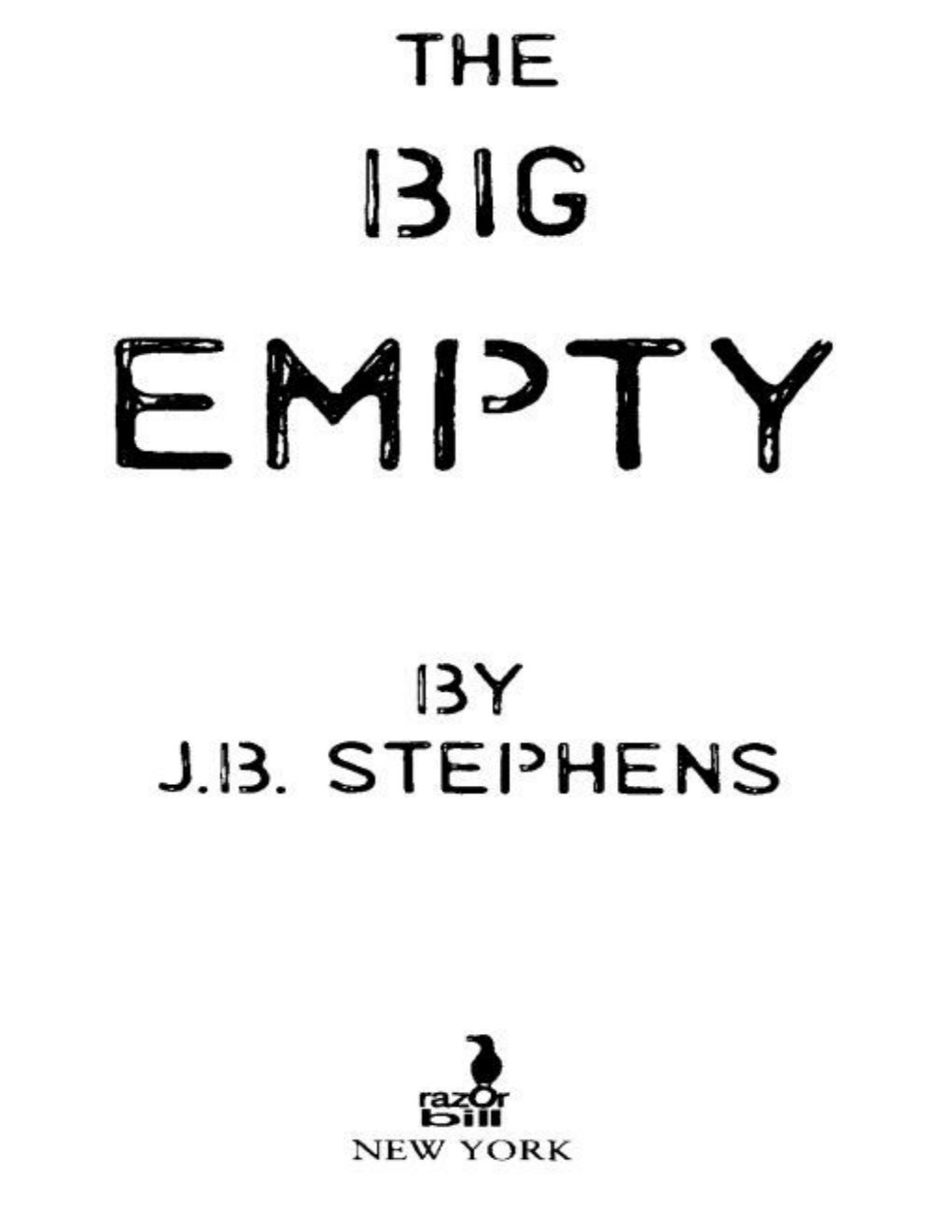 Cover of The Big Empty