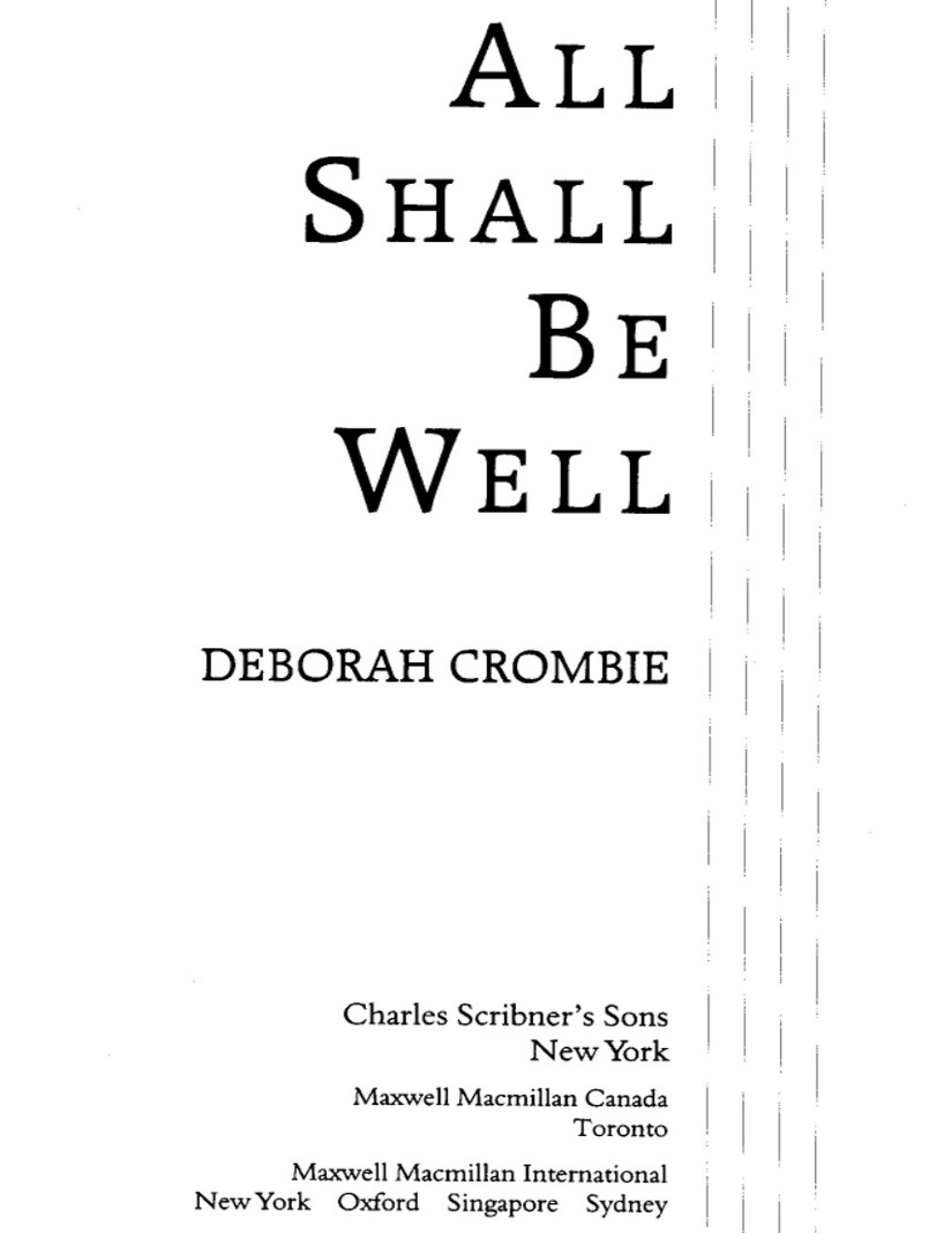 Cover of All Shall Be Well