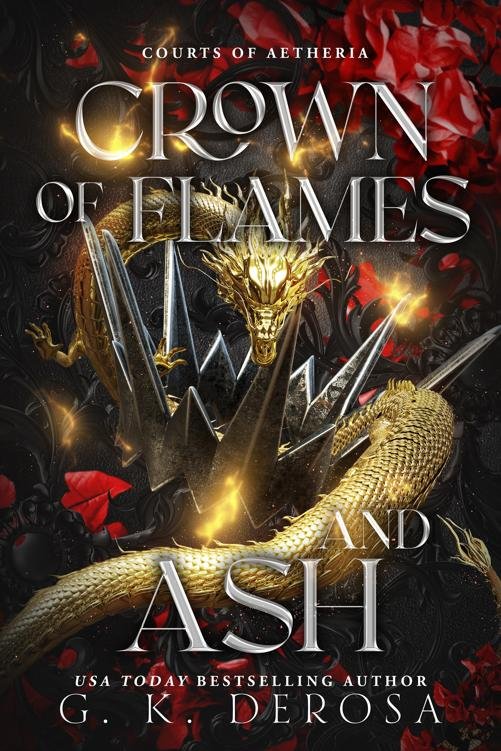 Cover of Crown of Flames and Ash (Courts of Aetheria Book 2)
