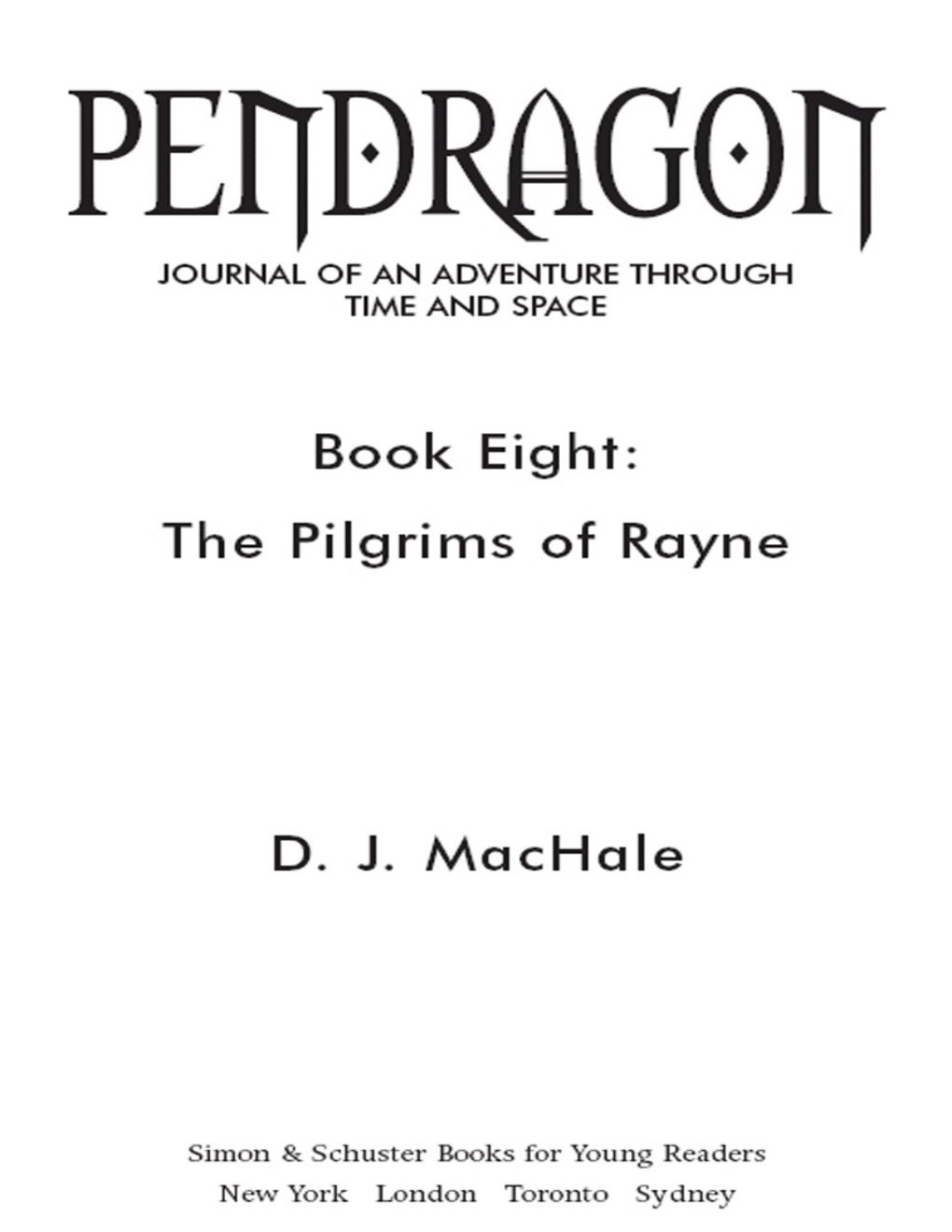 Cover of The Pilgrims of Rayne