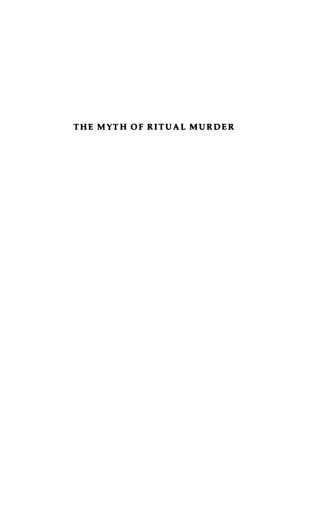 Cover of RITUAL MURDER