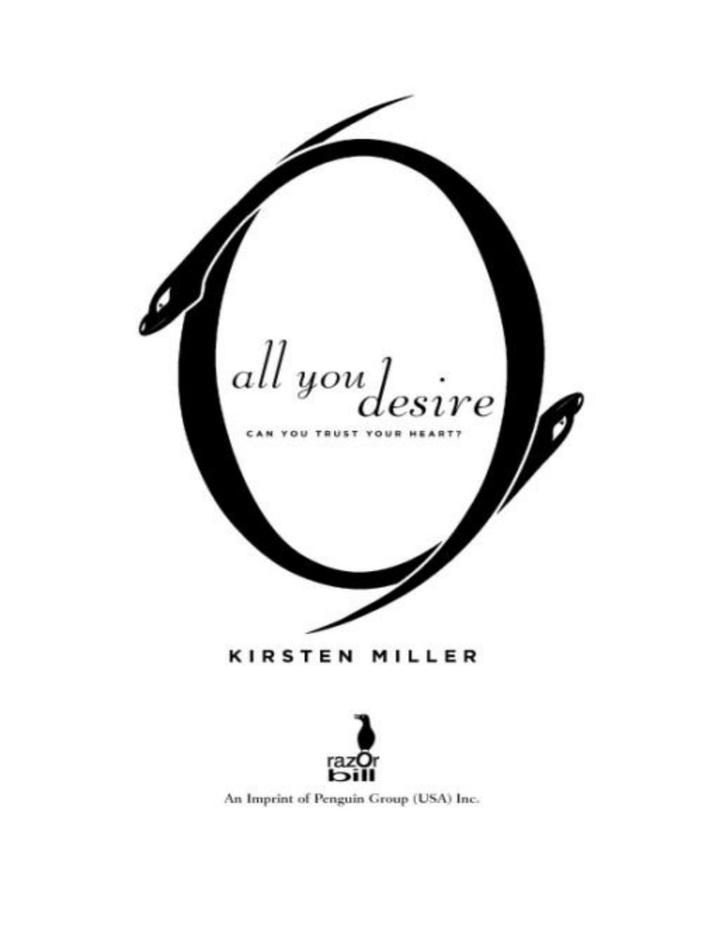 Cover of All You Desire