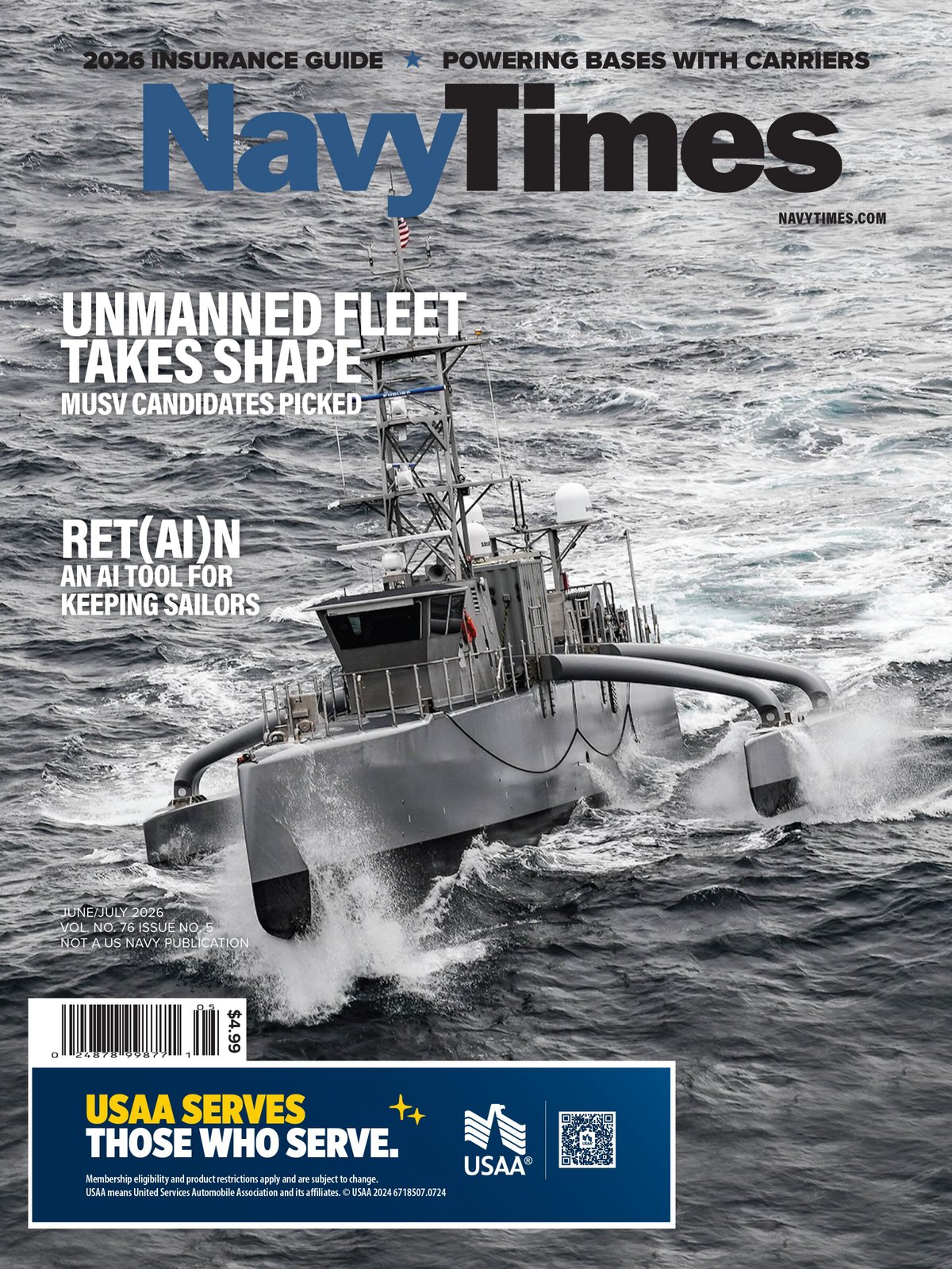 Cover of Navy Times Junejuly 2026